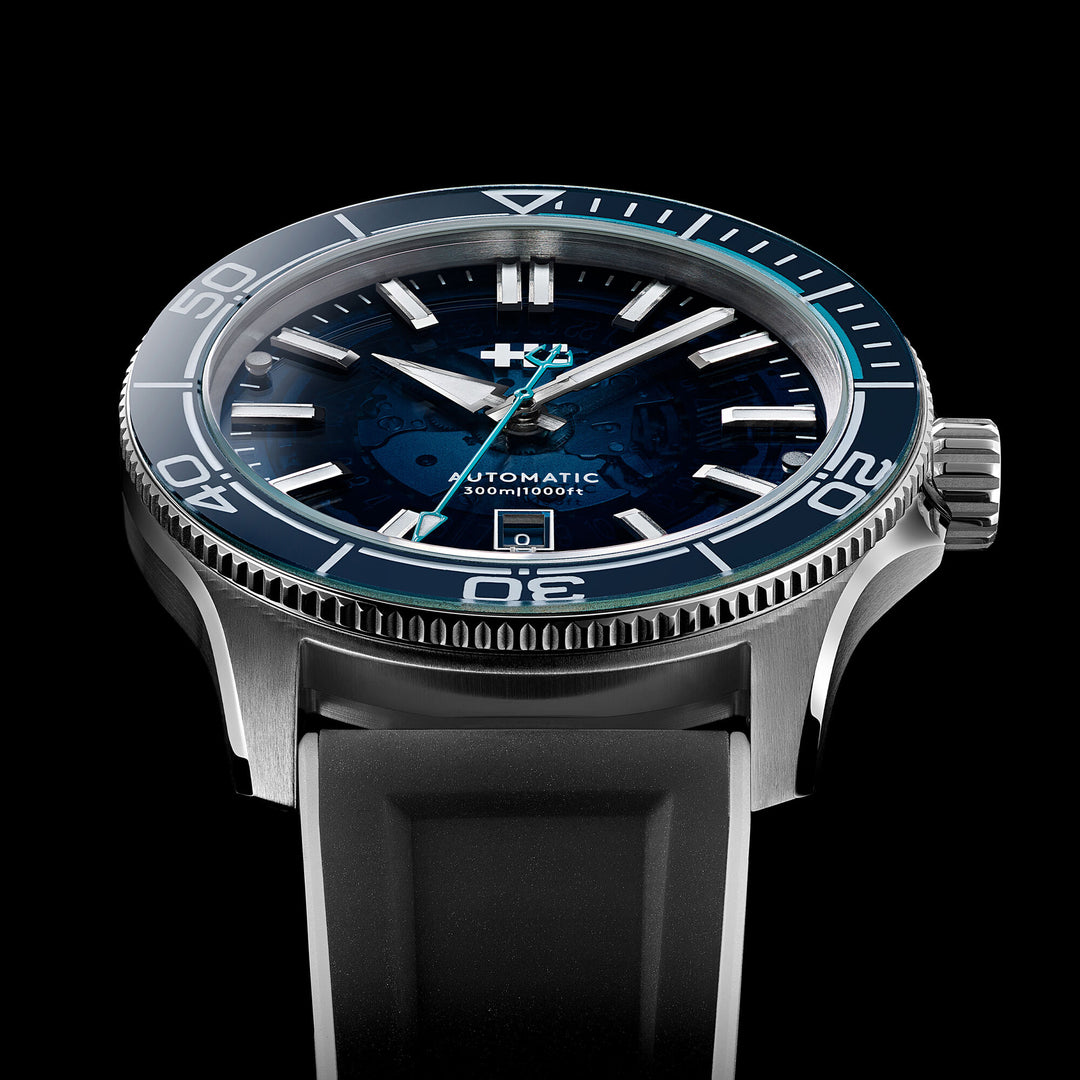 Relógio Christopher Ward C60-42ADA31S0BB3-RKW C60 Sapphire Edge 42mm Automático