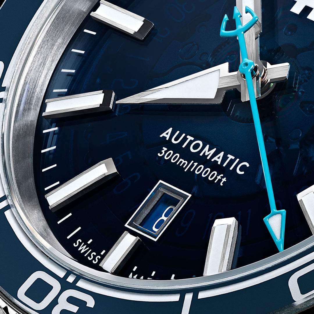 Relógio Christopher Ward C60-42ADA31S0BB3-RKW C60 Sapphire Edge 42mm Automático