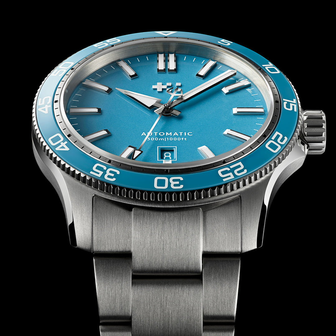 Relógio Christopher Ward C60 Trident Pro 300 C60-42ADA31S0BB2-B0 42mm Pool Blue