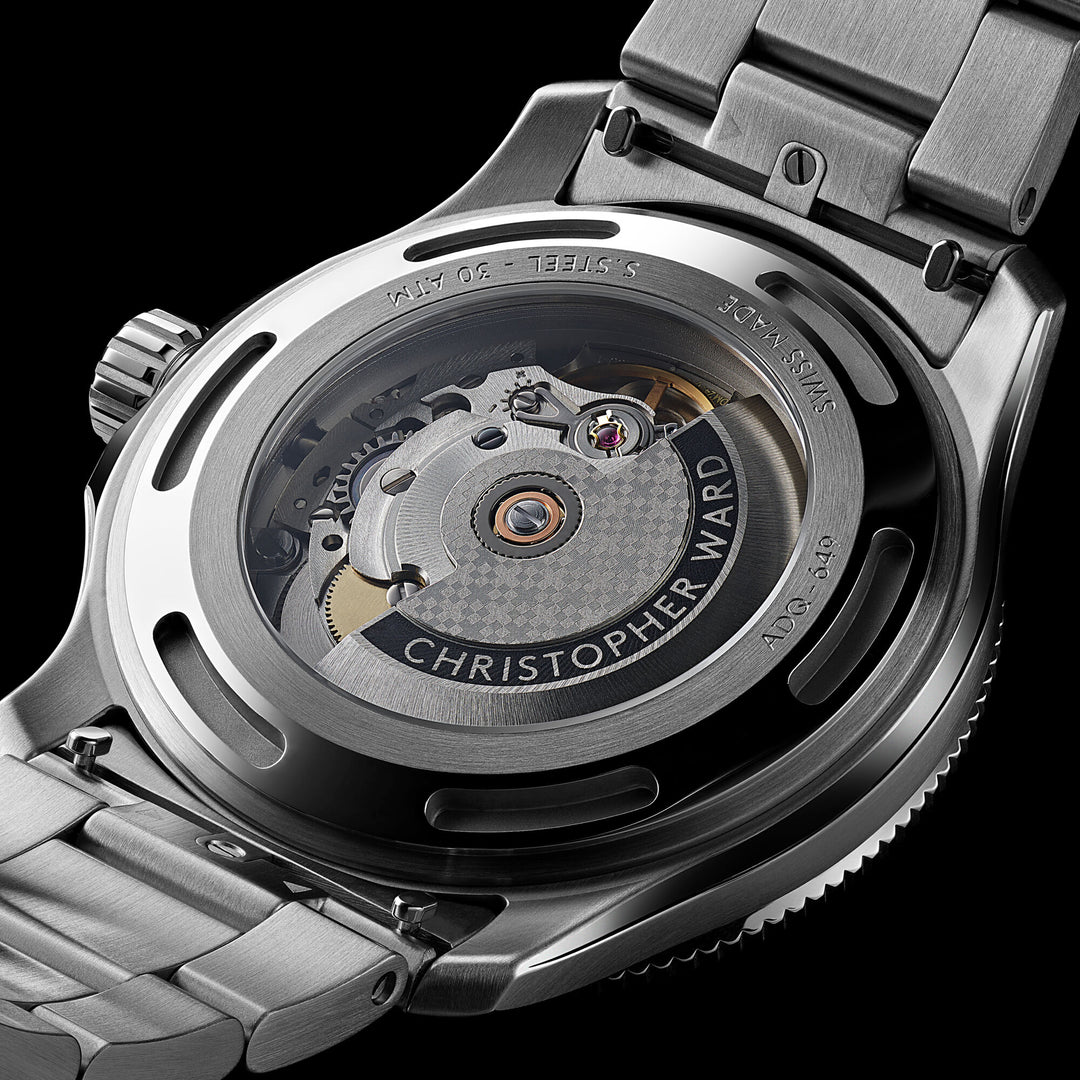 Relógio Christopher Ward C60 Trident Pro 300 C60-42ADA31S0BB2-B0 42mm Pool Blue