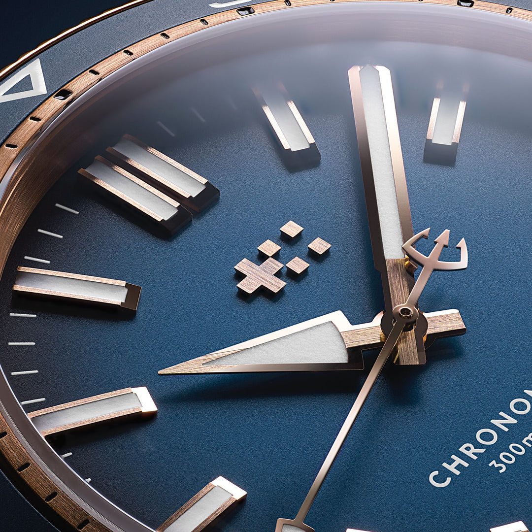 Relógio Christopher Ward C60-42ADC31B0BB0-VT C60 Pro 300 Bronze 42mm