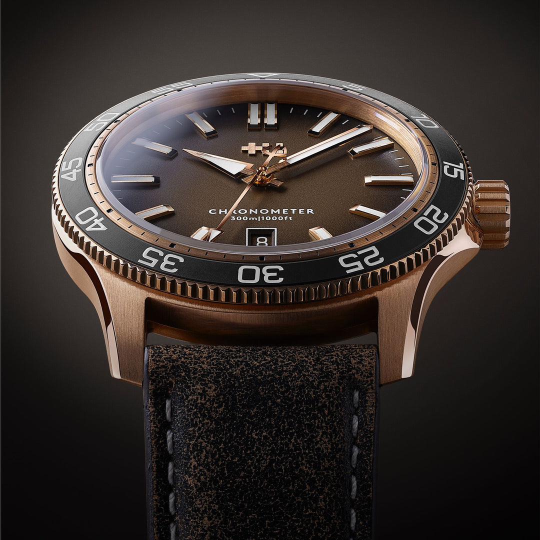 Relógio Christopher Ward C60-42ADC31B0KK0-HK C60 Pro 300 Bronze 42mm