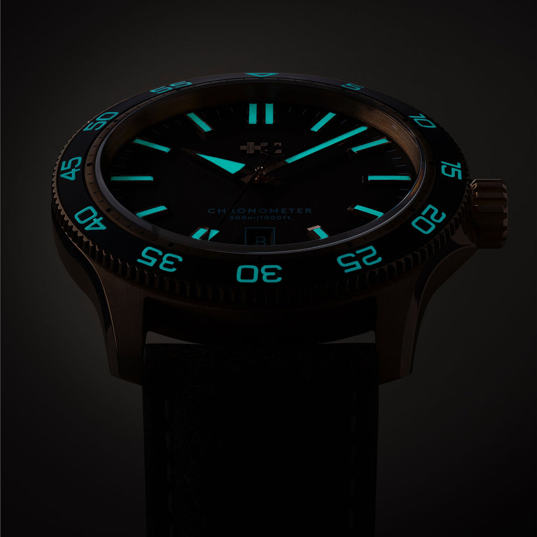 Relógio Christopher Ward C60-42ADC31B0KK0-HK C60 Pro 300 Bronze 42mm