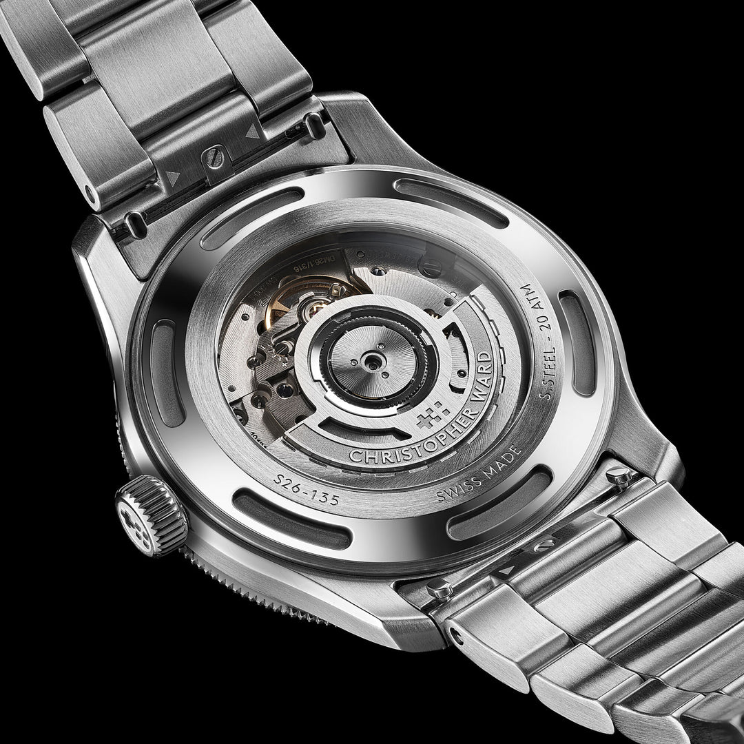 Relógio Christopher Ward C60-42C3H1-S0KK0-VT1 Trident Biscay Automático 42mm