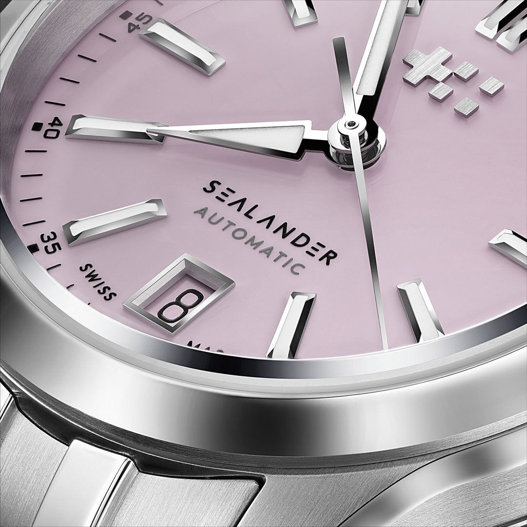 Relógio Christopher Ward C63-36ADA4-S00P0-B0 C63 Sealander Automático 36mm   Pink
