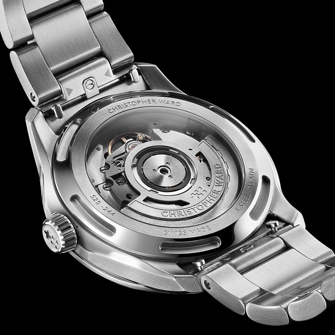 Relógio Christopher Ward C63 Sealander GMT 39mm Automático C63-39AGM4-S00W0-B0