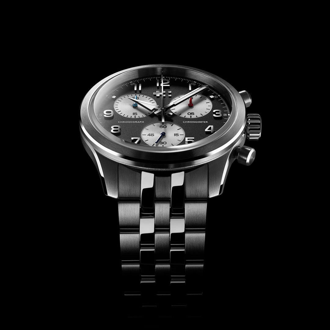 Relógio Christopher Ward C63 Valour C63-39QCC3-S00K0-B1 39mm