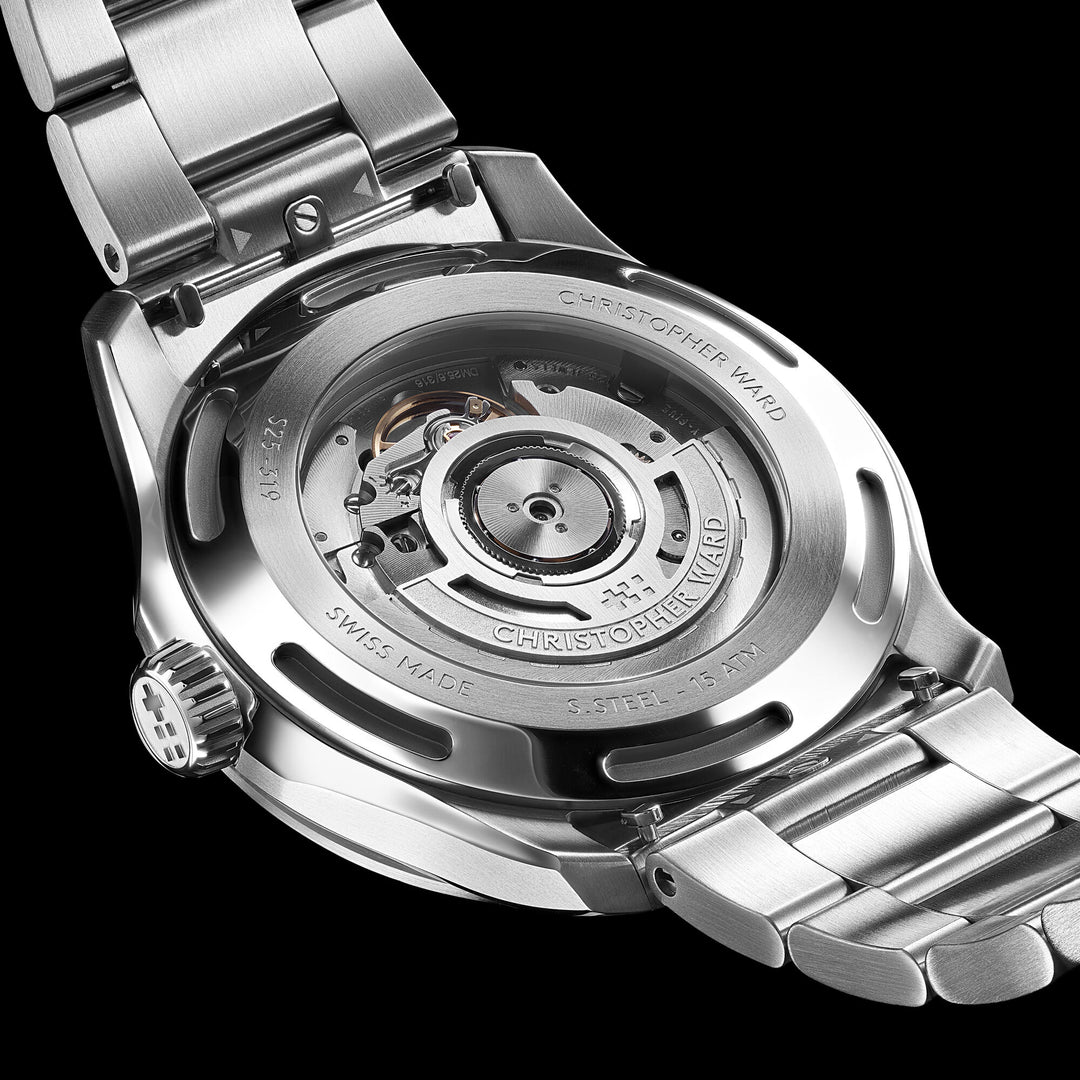 Relógio Christopher Ward C63 Sealander GMT 42mm Automático GMT C63-42AGM4-S00W0-B0