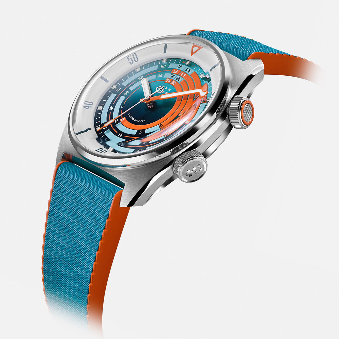 Relógio Christopher Ward C65-41CSC2-S0WB0-RBO C65 C65 Super Compressor Elite 41mm