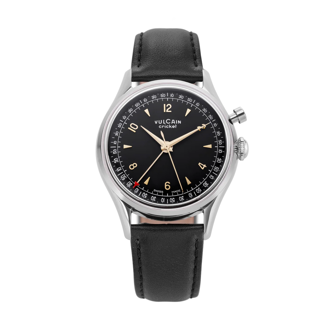 Relógio Vulcain 100169A06.BAL301 Cricket Tradition 36 mm - Black & Gold