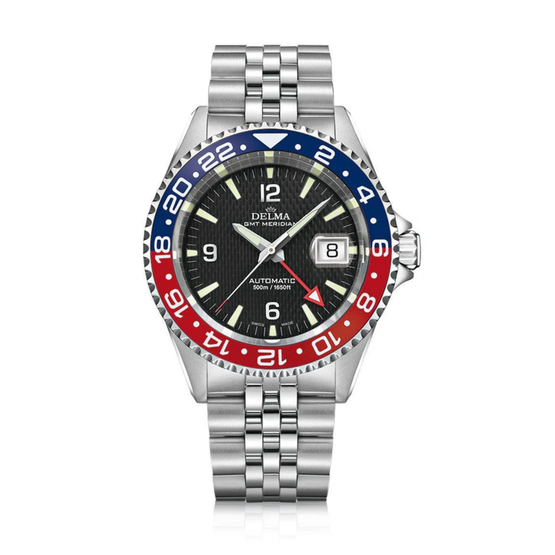 Relógio DELMA Santiago GMT Meridian Automático 41702.756.6P034