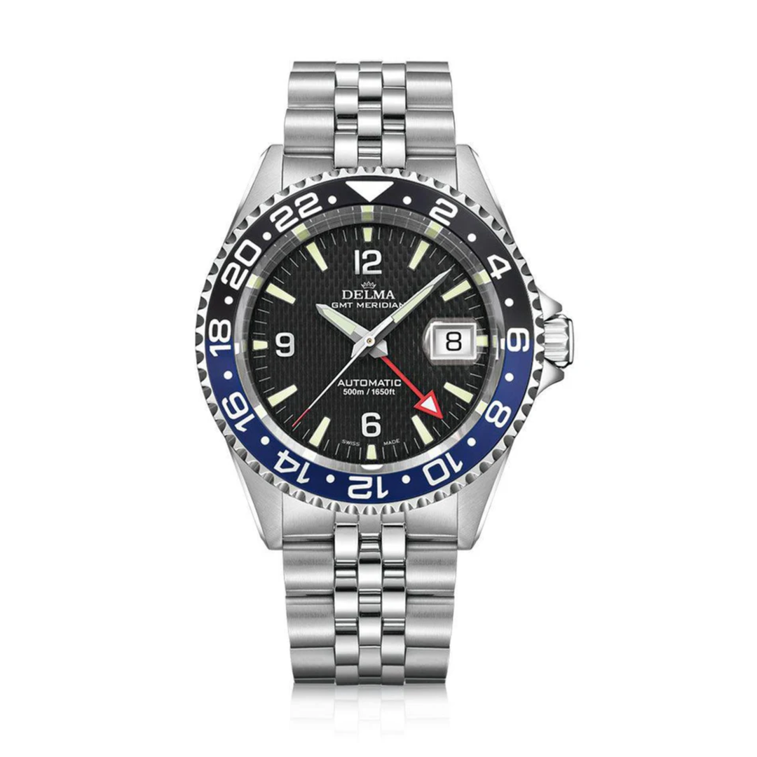 Relógio DELMA Santiago GMT Meridian Automático 41702.756.6.034