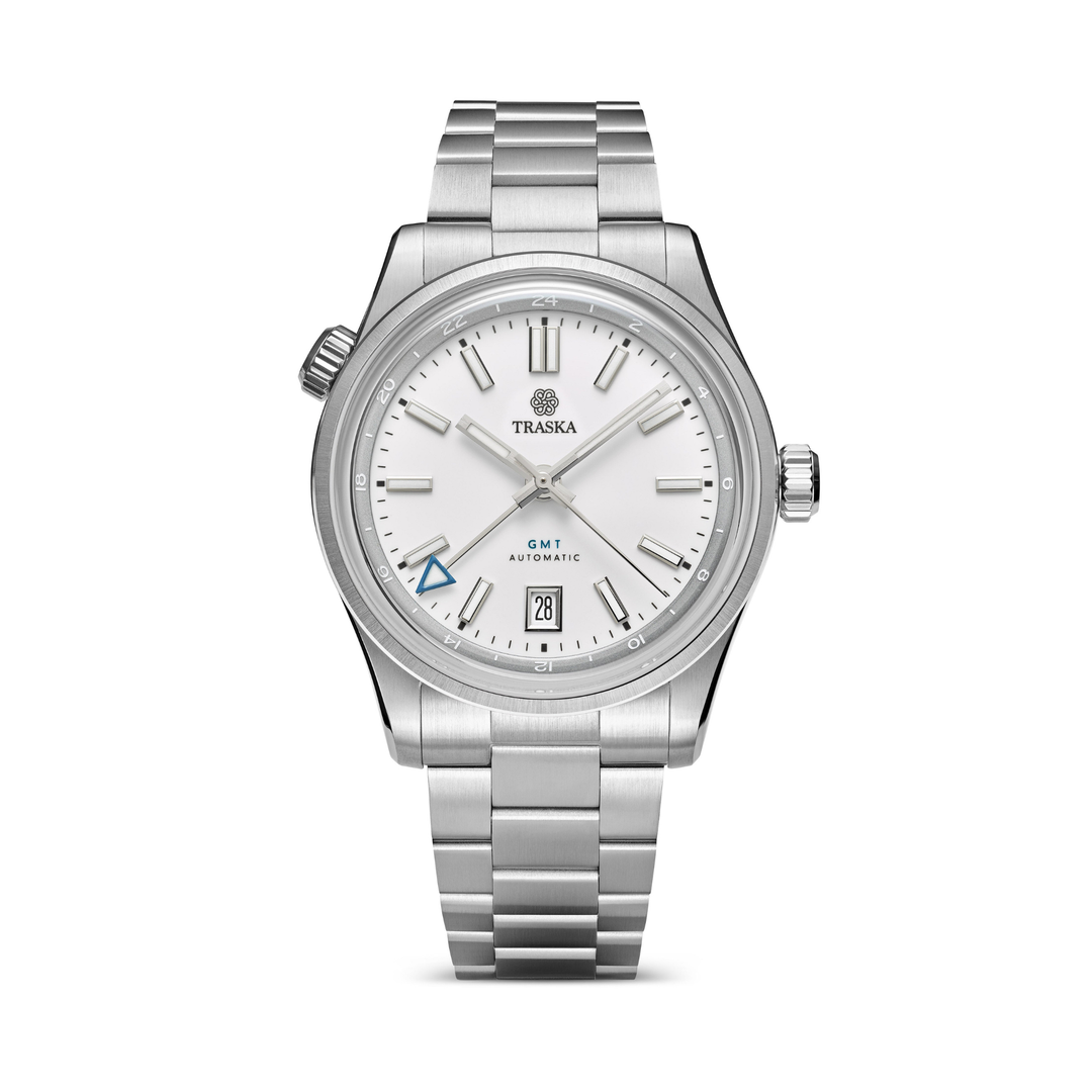 Relógio TRASKA Venturer GMT Arctic White