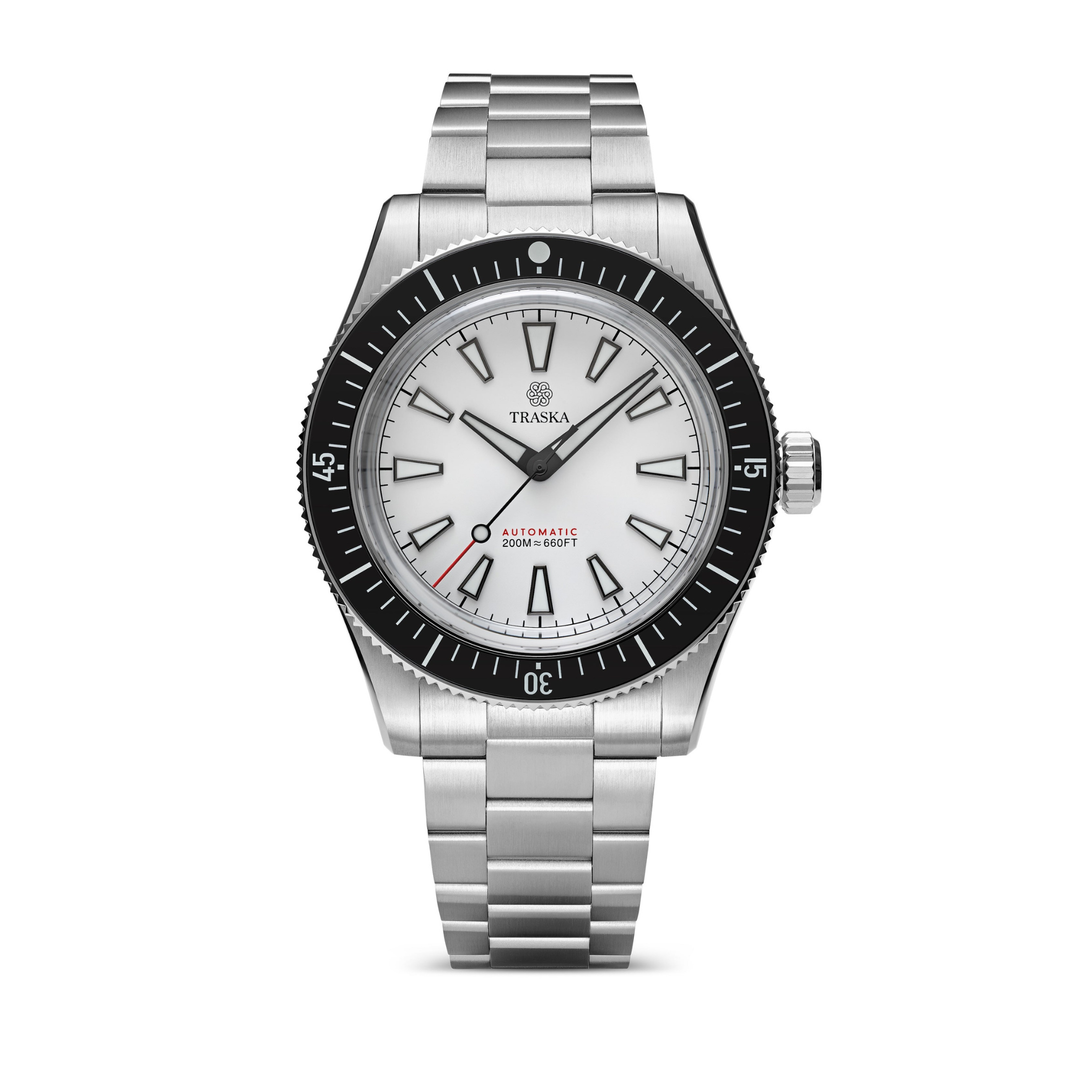 Relógio TRASKA Freediver Arctic White