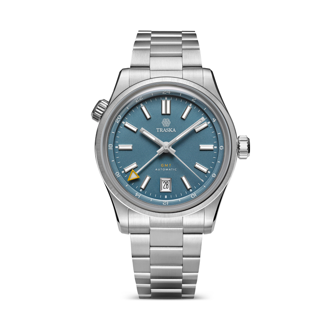 Relógio TRASKA Venturer GMT Steel Blue