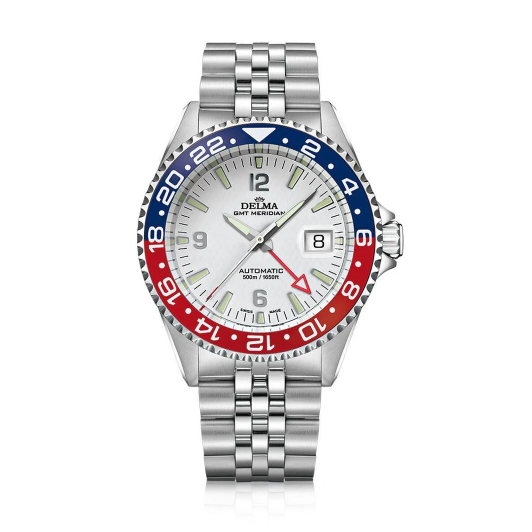 Relógio DELMA Santiago GMT Meridian Automático 41702.756.6P014