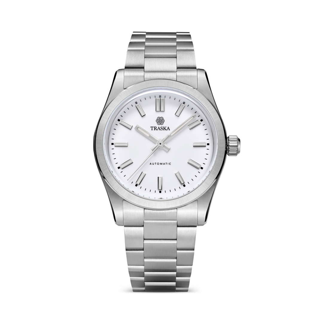 Relógio TRASKA Commuter 34 Arctic White 7232