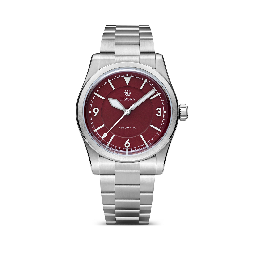 Relógio TRASKA Summiteer 36 Oxblood Red 6224