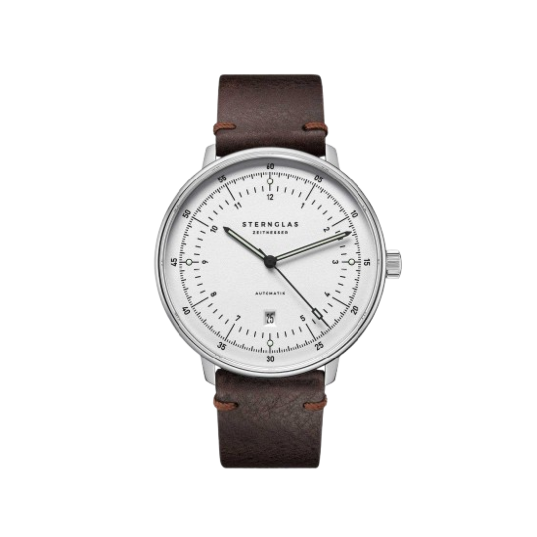 Relógio STERNGLAS Hamburg 42 mm S02-HH47-VI11 Automático