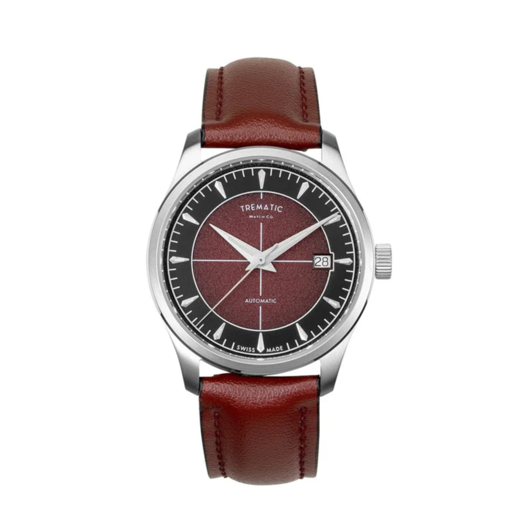 Relógio Trematic ZY6 borgogna 38 mm Automático