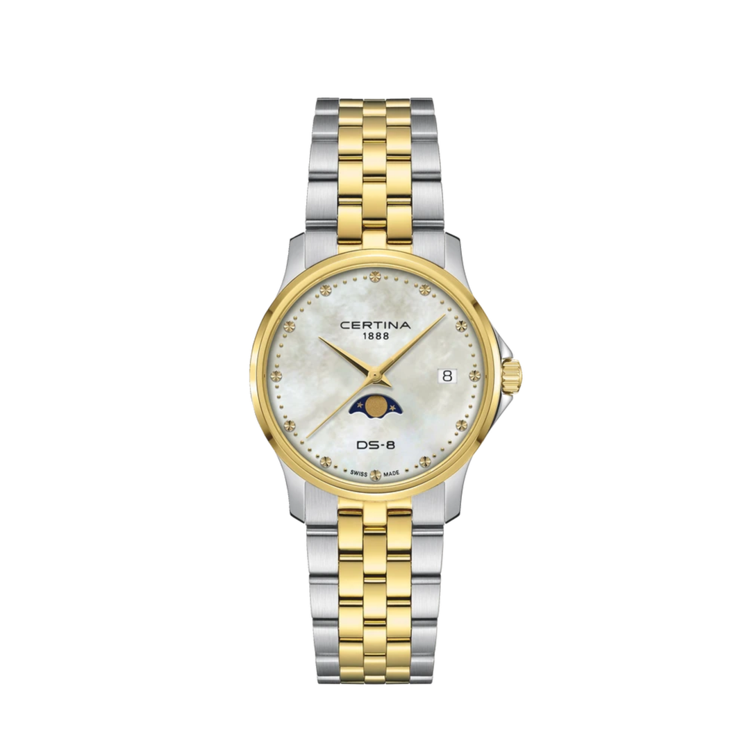 Relógio Certina Feminino DS-8 Moonphase Lady C045.223.22.111.00
