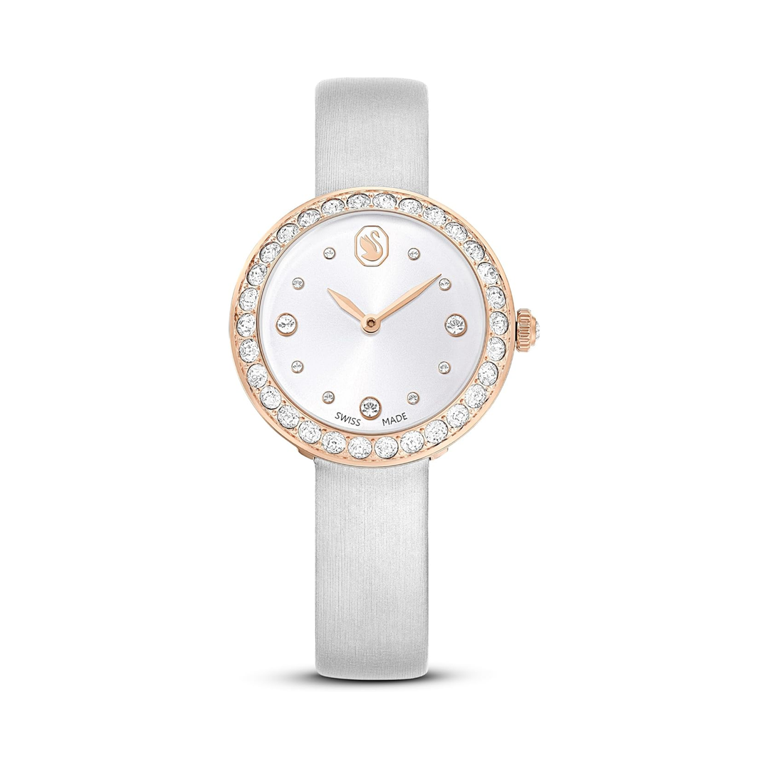 Relógio Feminino Swarovski Matrix Tennis Leather Strap Watch 5710105