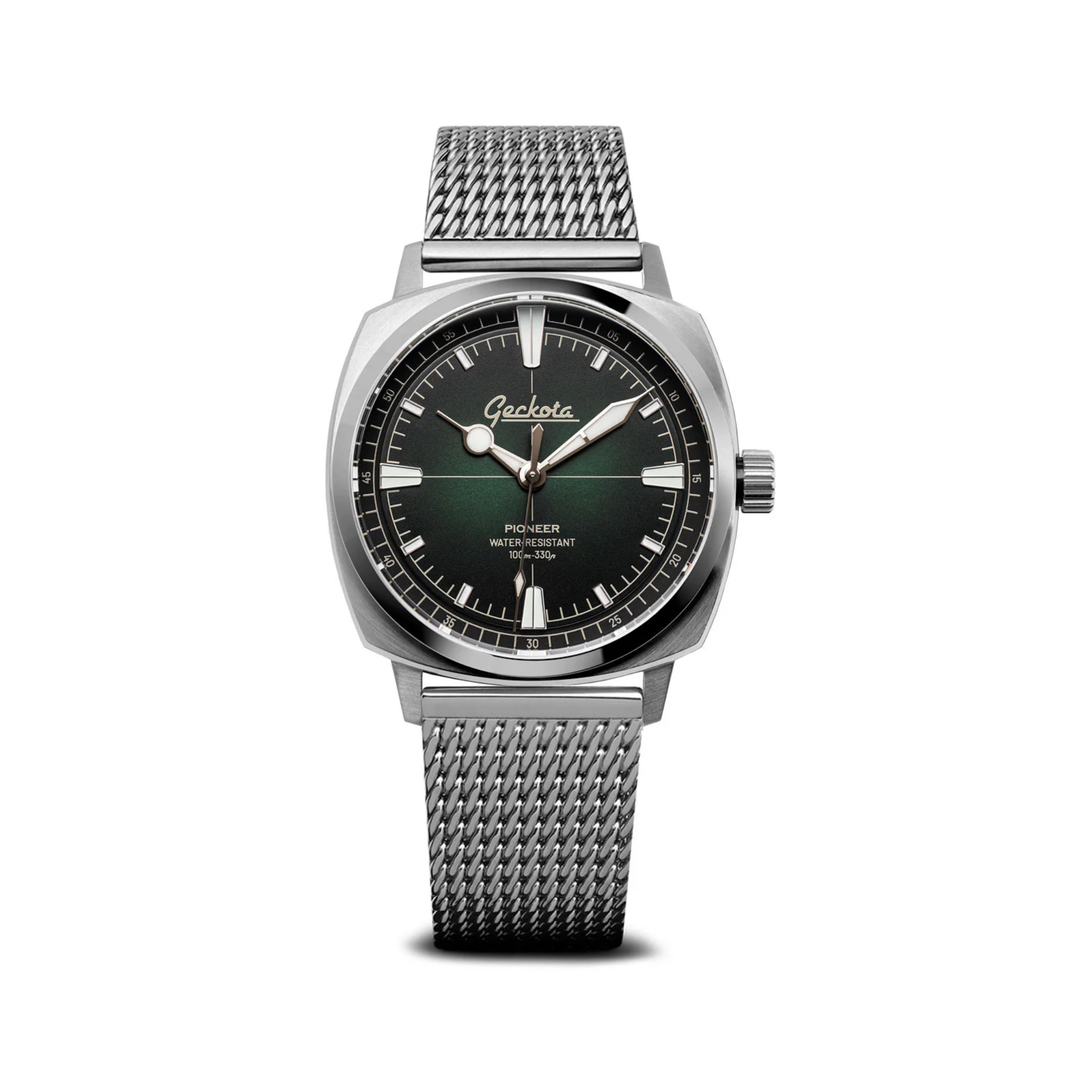 Relógio Geckota Pioneer Classic Edition Dark Jungle Green