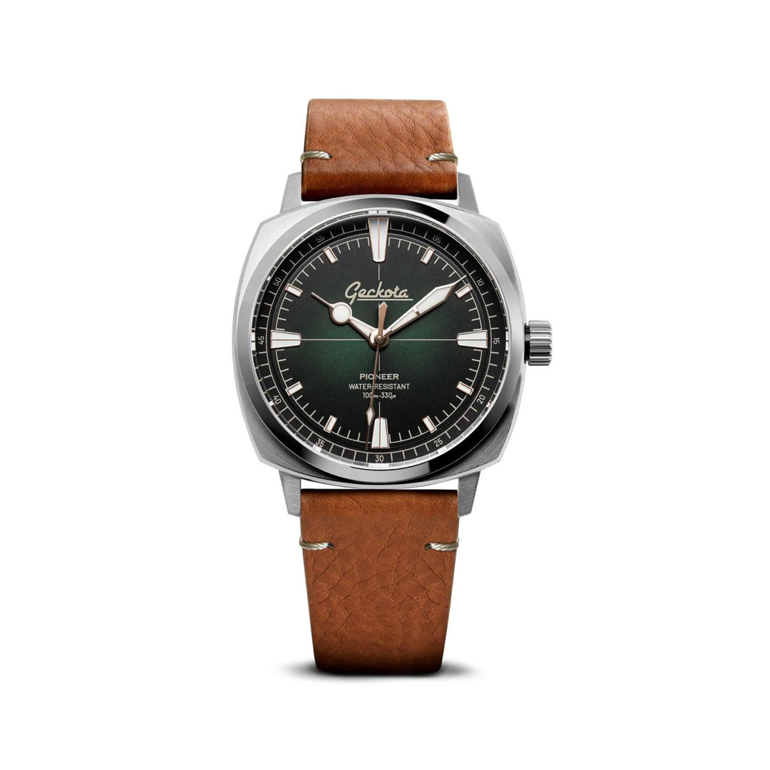Relógio Geckota Pioneer Classic Edition Dark Jungle Green