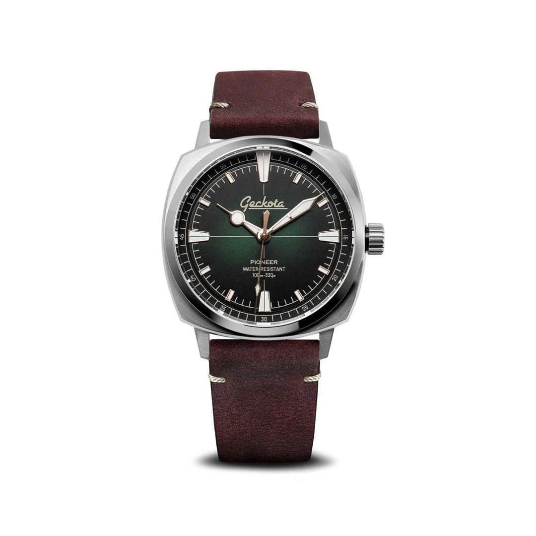 Relógio Geckota Pioneer Classic Edition Dark Jungle Green