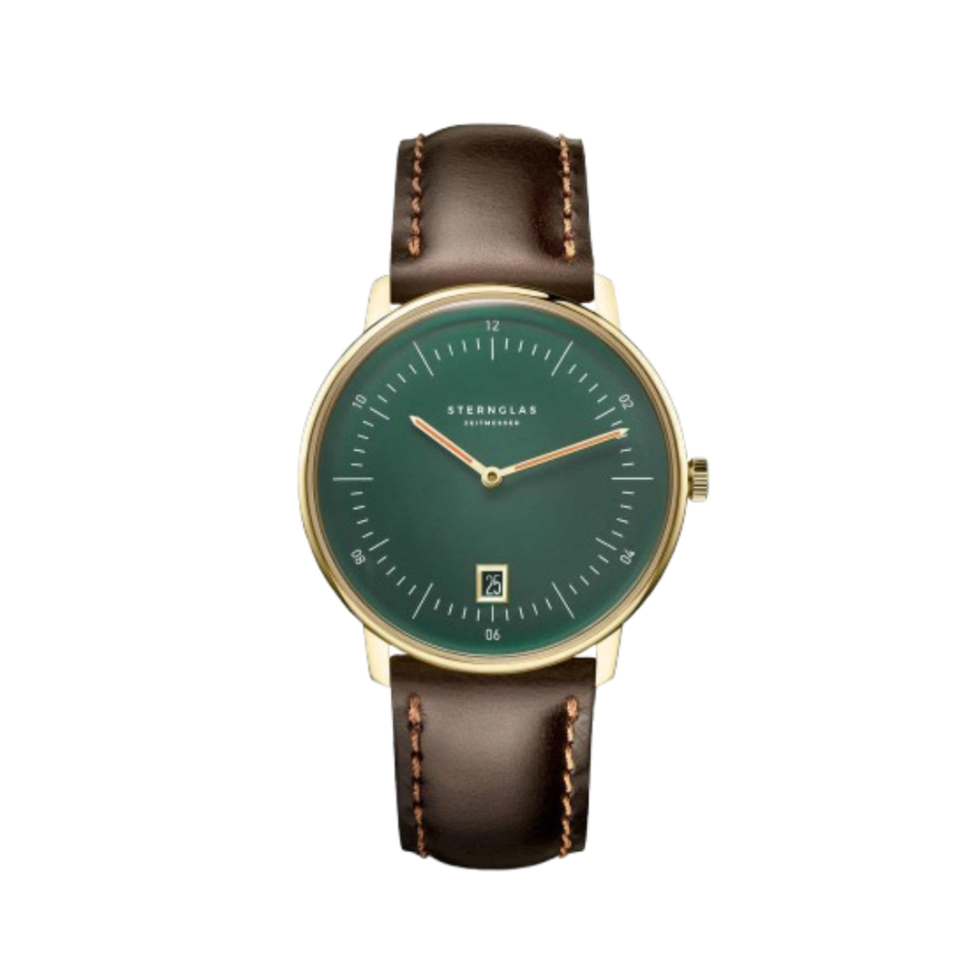 Relógio STERNGLAS Naos 38 mm S01-NAC22-BR01 Quartz