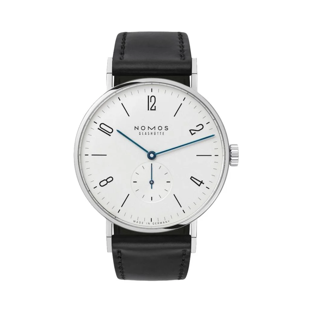 Relógio NOMOS Glashütte Tangente 38mm White on Leather Strap 164