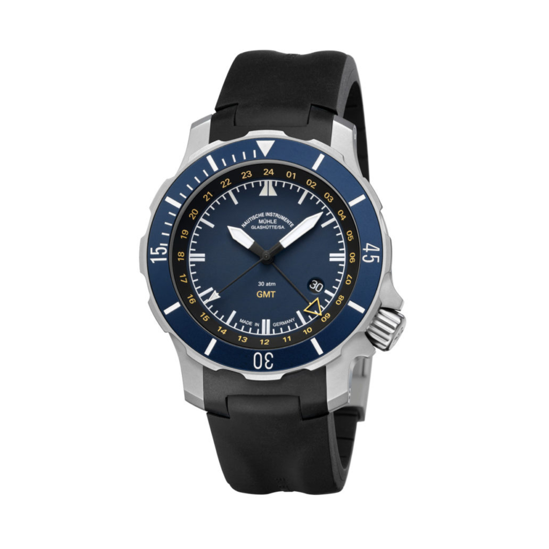 Relógio Mühle-Glashütte M1-28-62-KB Seebatallion GMT Titânio