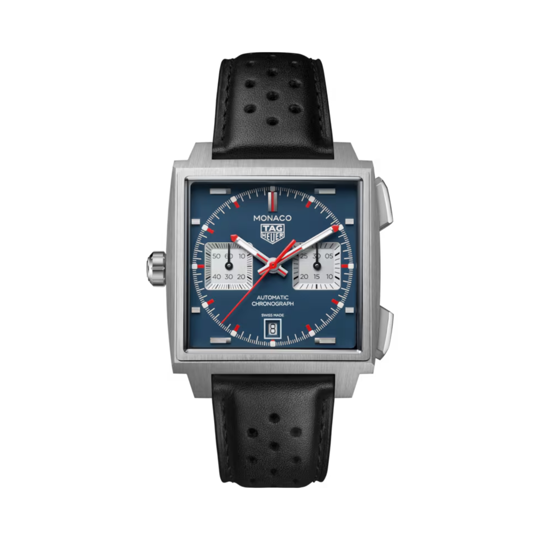 Relógio TAG Heuer CDW2181.FC8360 Monaco Chronograph Automático 39 mm Titânio