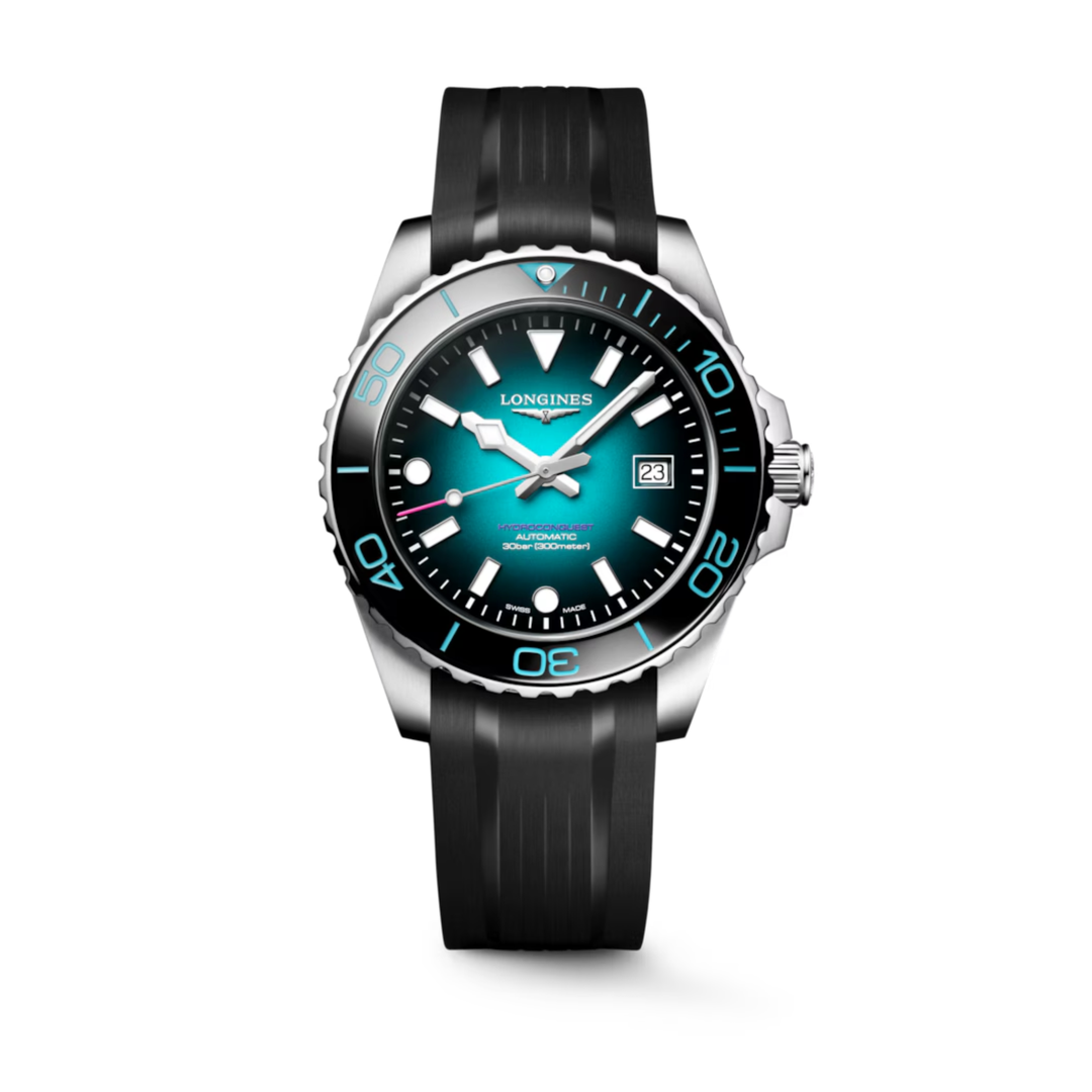 Relógio Longines L3.788.4.09.9 HYDROCONQUEST 2026 COMMONWEALTH GAMES Automático 42mm