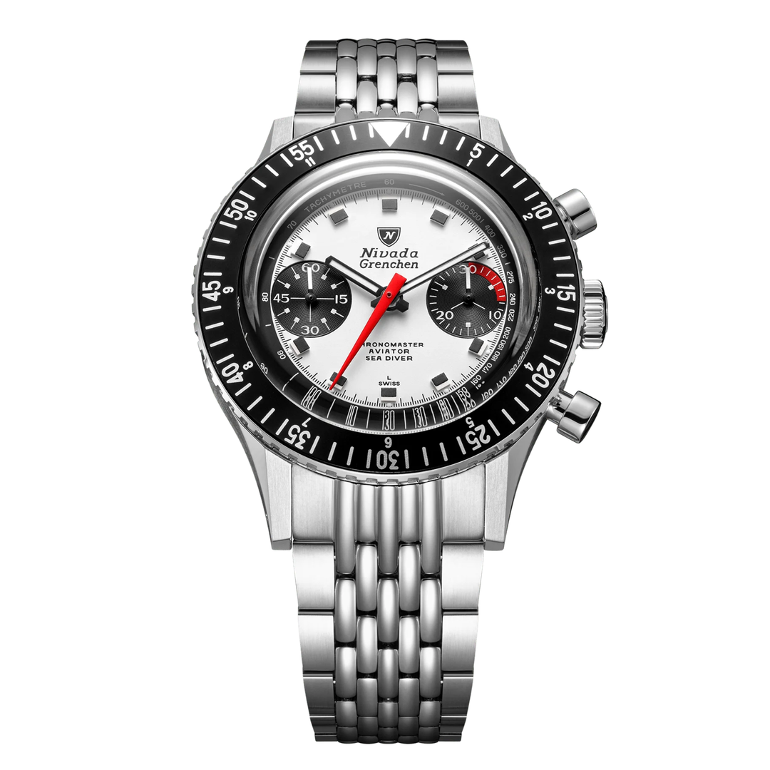 Relógio Nivada Grenchen CHRONOMASTER PANDA 41MM 85241M04
