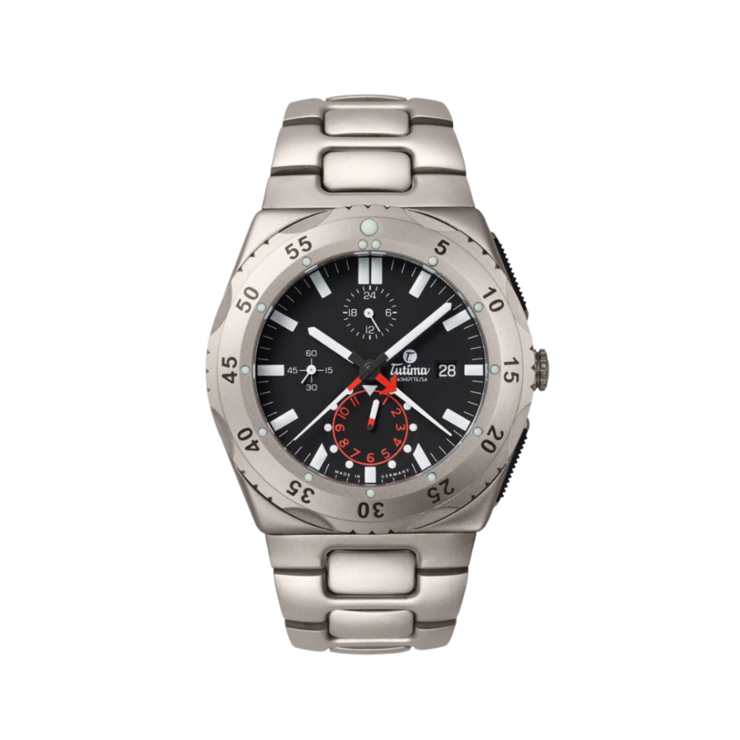 Relógio Tutima Glashütte M2 PIONEER CHRONOGRAPH 6451-03 AUTOMÁTICO