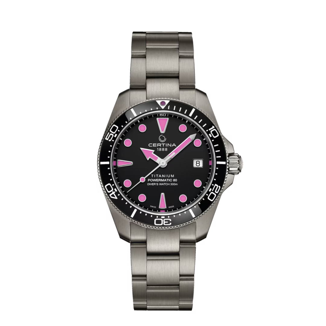 Relógio Certina DS Action Diver 38mm C048.807.44.051.01 Unissex Titânio