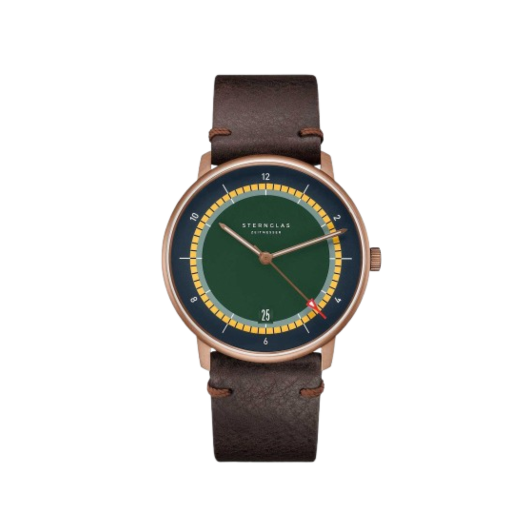 Relógio STERNGLAS Naos Edition Argo Bronze 38 mm S01-NAX48-VI17 Quartzo