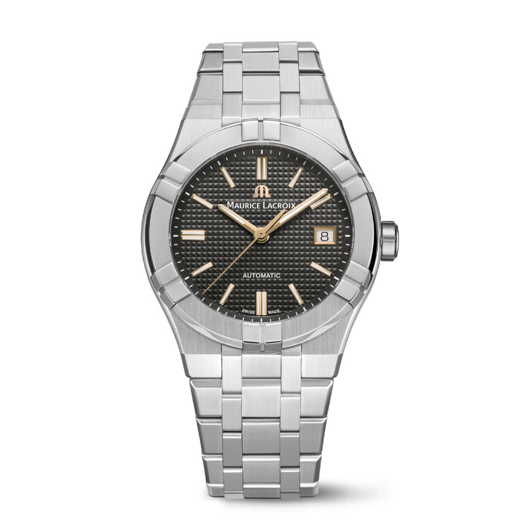 Relógio Maurice Lacroix AIKON AUTOMÁTICO DATE 39MM AI6007-SS002-331-1