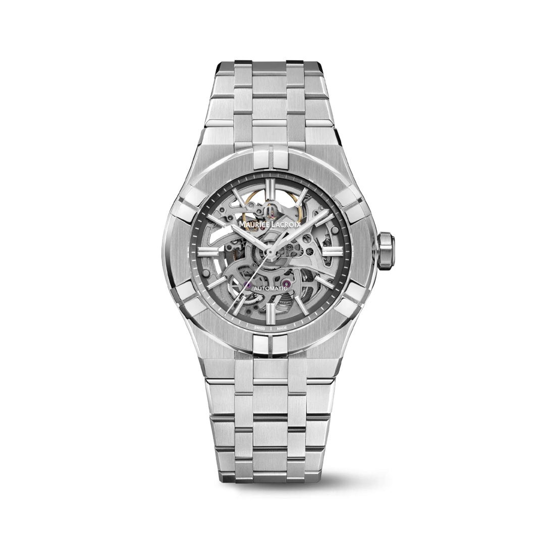 Relógio Maurice Lacroix AI6007-SS002-030-1 AIKON AUTOMATIC SKELETON