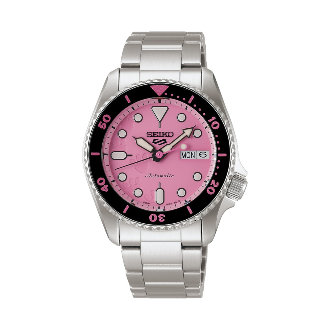 Relógio Seiko SRPM07 5 Sports SKX series Pink Panther