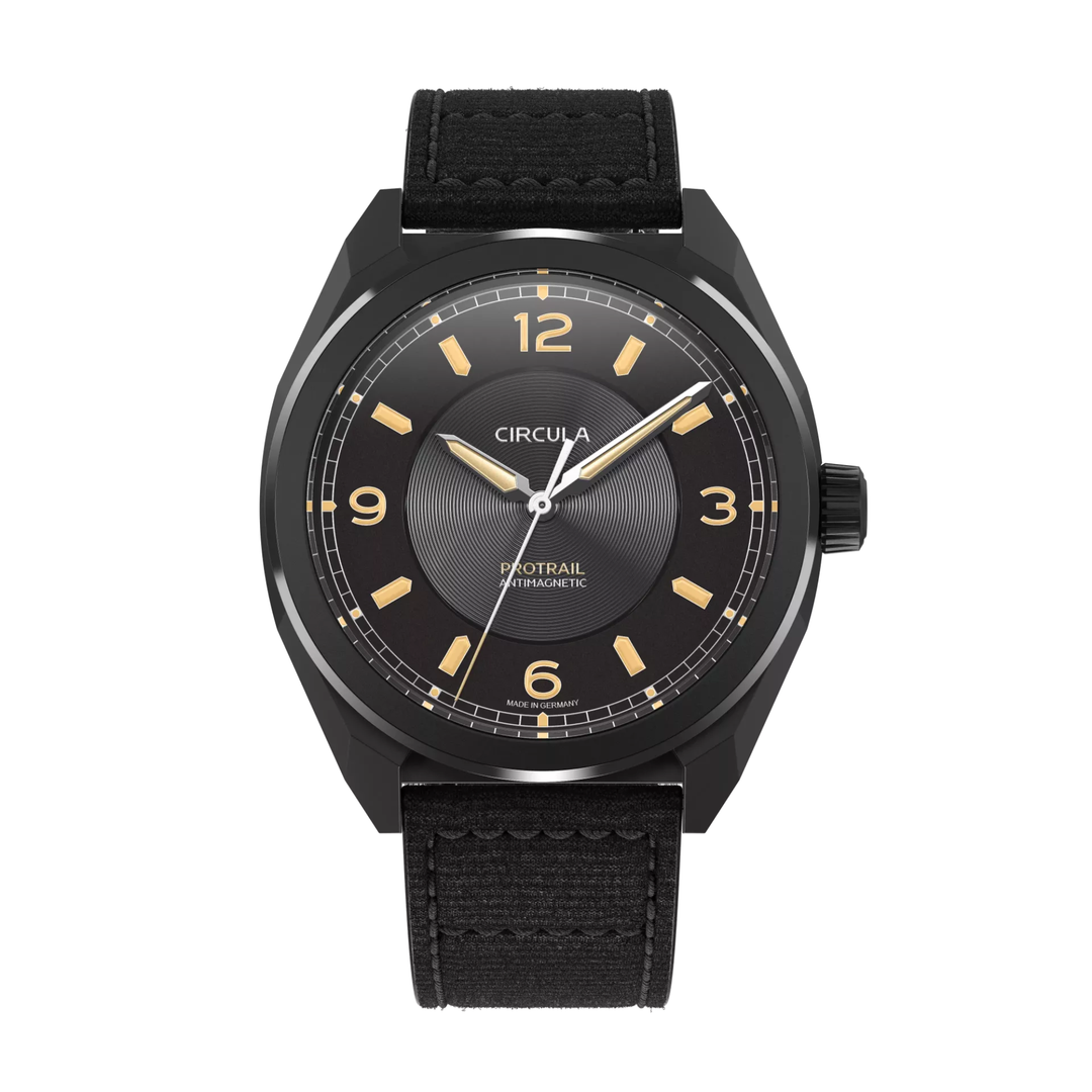 Relógio Circula Field watch ProTrail Black OR LE PT-SS-SS