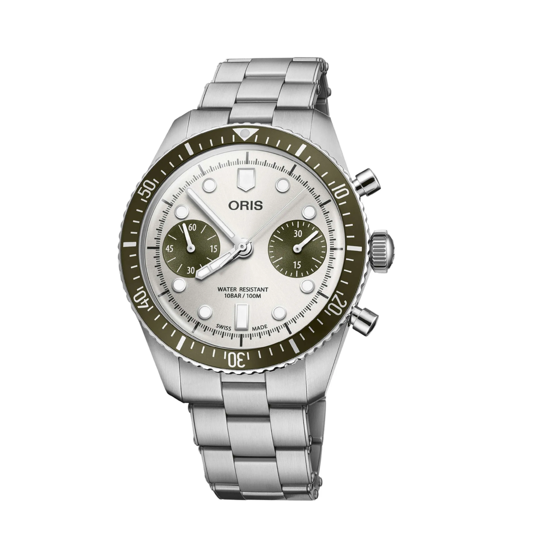 Relógio Oris 01 771 7791 4051-07 8 20 18 Divers Sixty‑Five Chronograph 40.00 mm