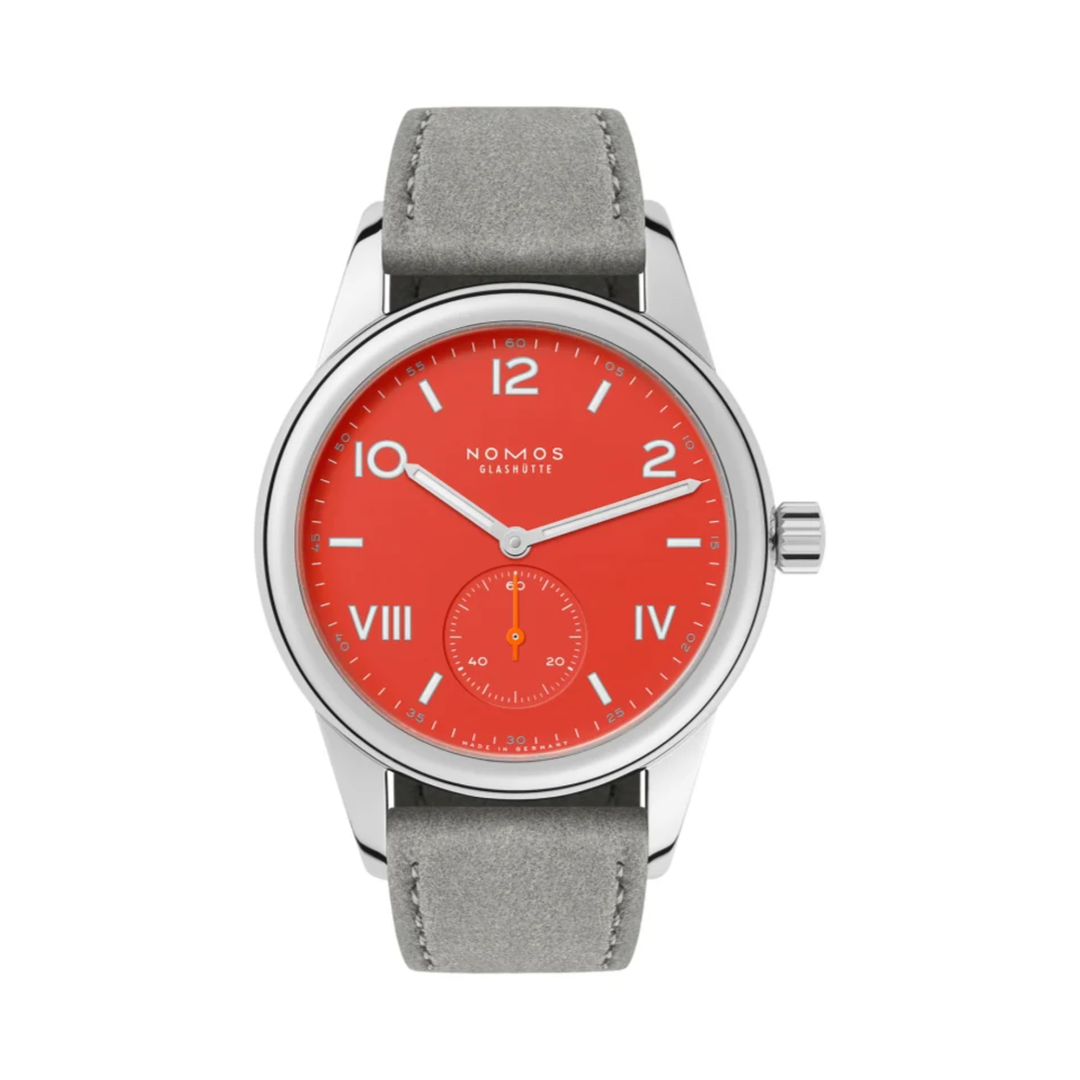 Relógio NOMOS Glashütte Club Campus 36mm Nonstop Red on Strap 716