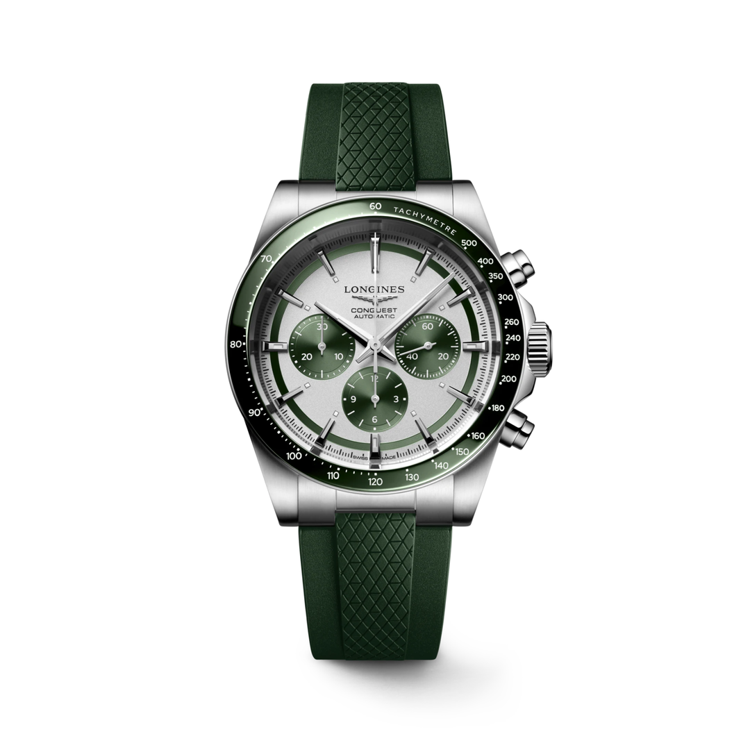 Relógio Longines L3.835.4.02.9 CONQUEST CHRONOGRAPH Automático 42 mm