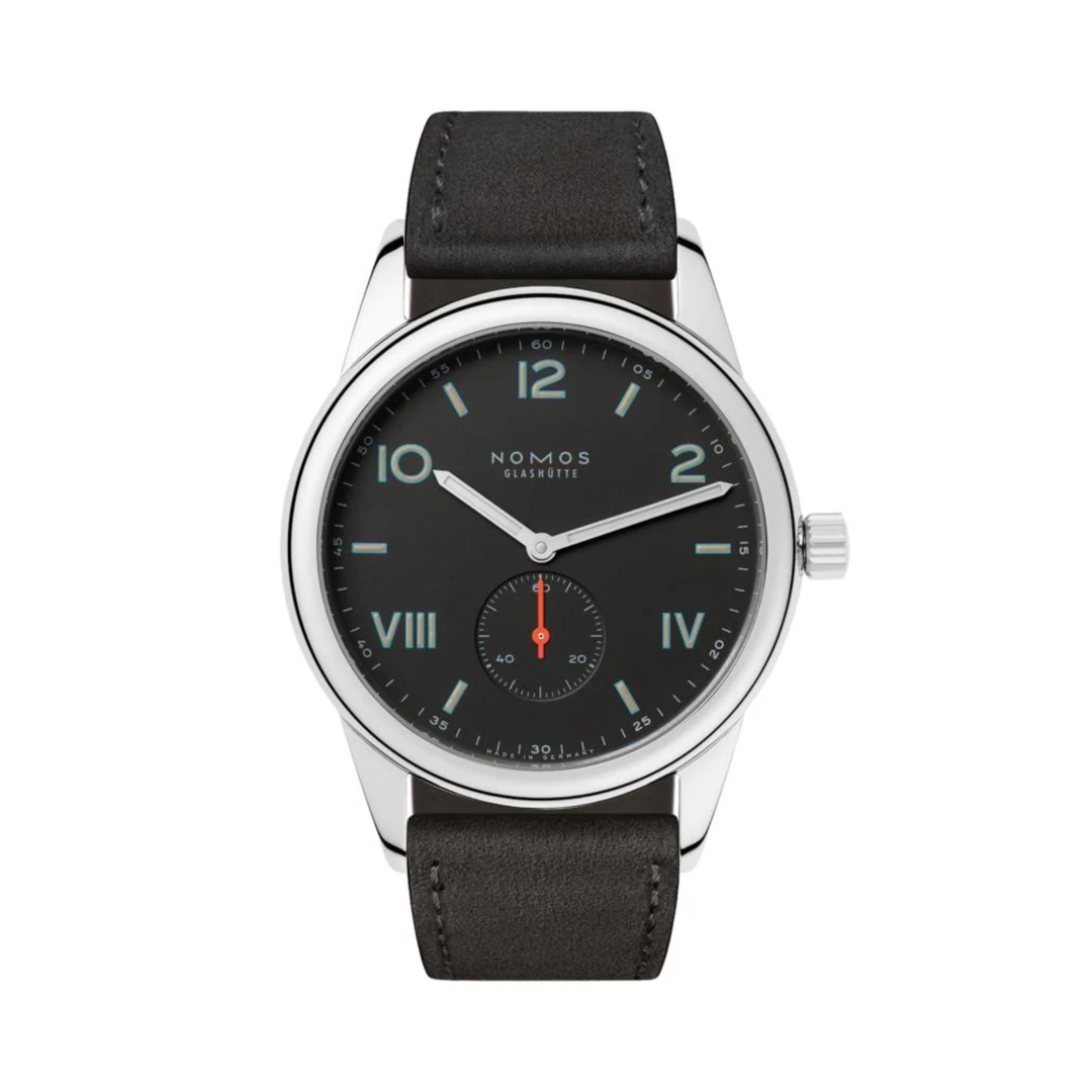 Relógio NOMOS Glashütte Club Campus 38mm Night Black on Strap 736