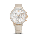 Carregue a imagem no visualizador da Galeria, Relógio Feminino Swarovski Matrix Chrono Watch Leather Strap 5702849