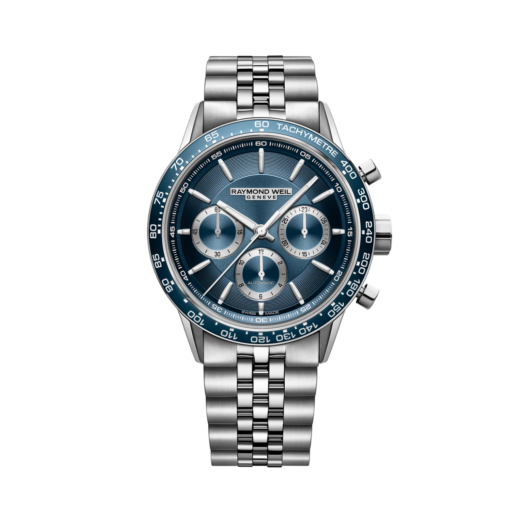 Relógio RAYMOND WEIL freelancer tri-compax chronograph 43 mm, 7741-ST3-50021