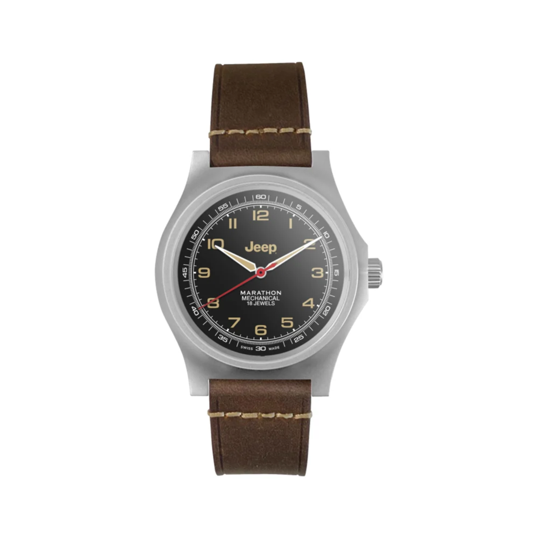 Relógio Marathon Jeep Willy's SSGPM Officer's Mecânico 41mm