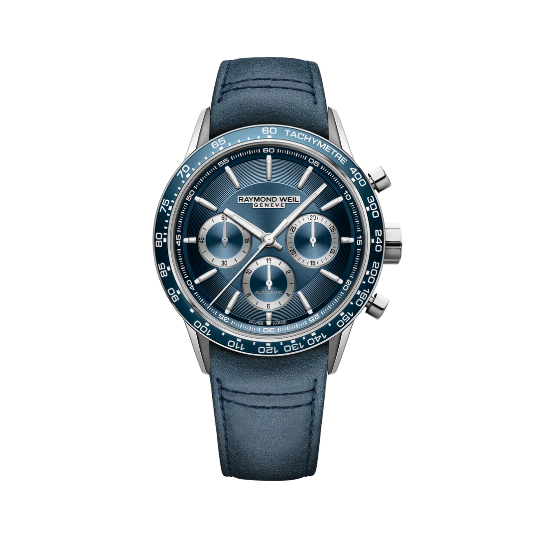 Relógio RAYMOND WEIL freelancer tri-compax chronograph 43 mm, 7741-SC3-50021